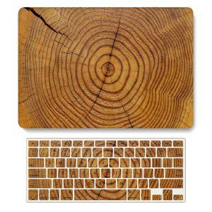 MacBook Pro 16" Case  - Cover for Model A2141  (Year 2019) - Wood Grain Pattern